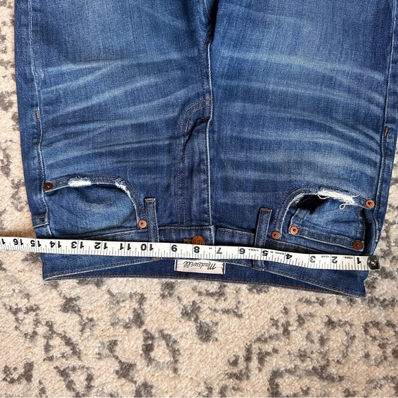 MADEWELL The High Rise Slim Boyjean 26/2 indigo denim jeans | discont’d … - Picture 12 of 14